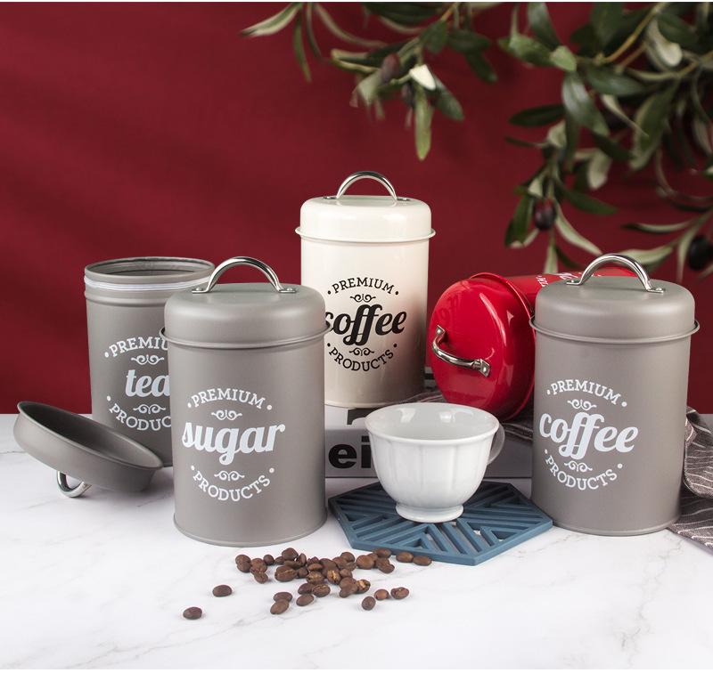 12-Color Metal Sealed Storage Can: Ideal for Coffee, Tea, Snacks, Nuts, Seeds, and Candy
