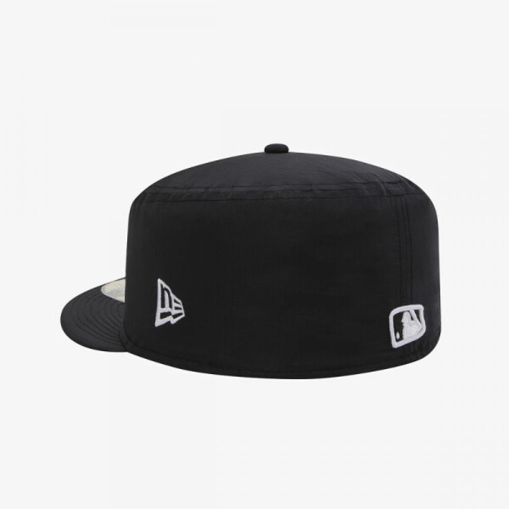 New Era Mlb New York Yankees Nylon Metal Filbox Fitted Cap Black