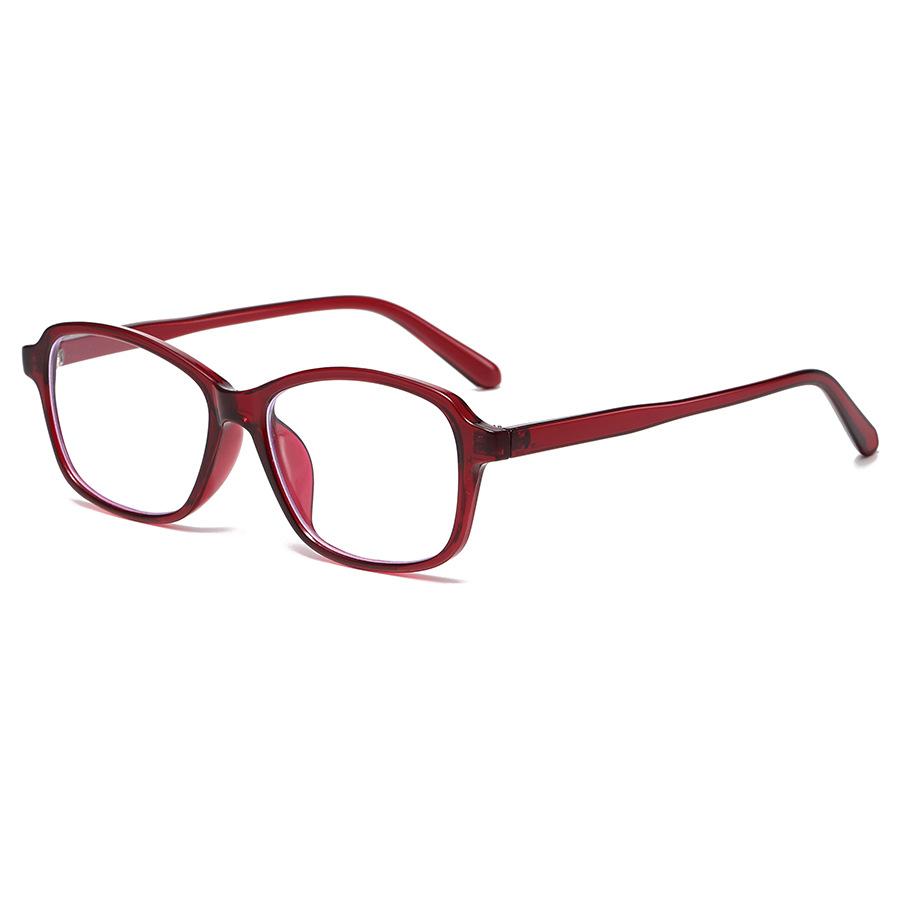 New polygonal box optical mirror simple plain anti-blue flat mirror myopia frame ins wind tip