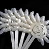 Sunflower Nail Art Display Board: 12-Color Lollipop Tips, 10 Pieces/Bag