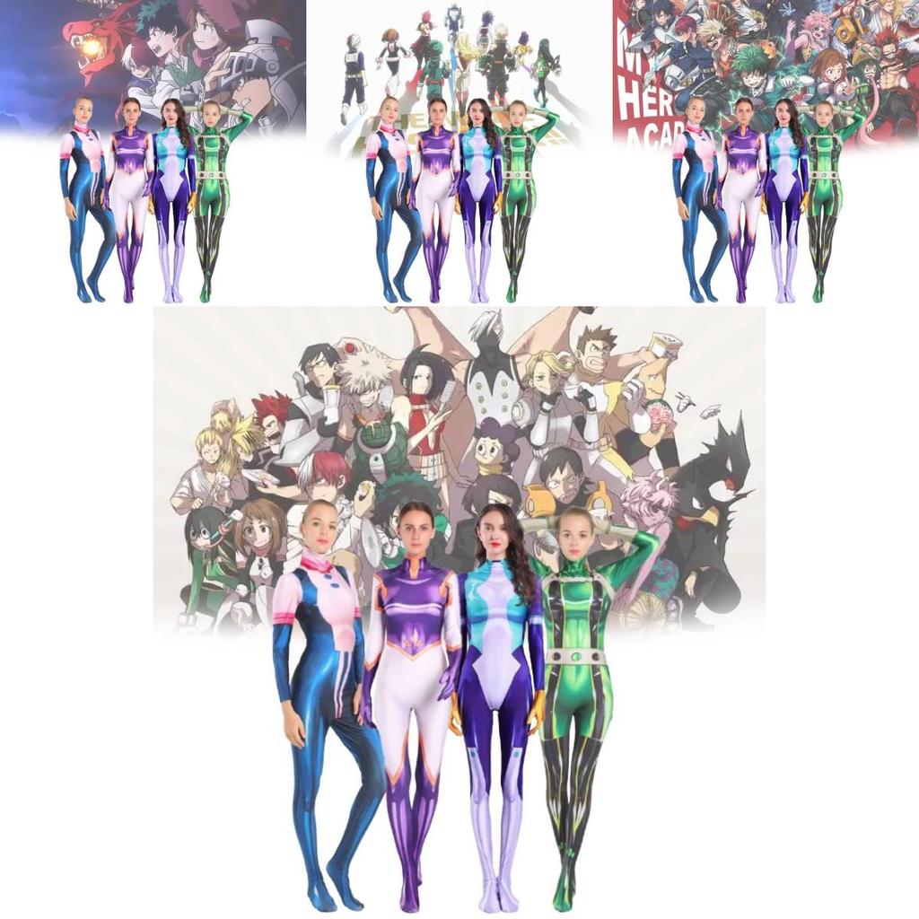 My Hero Academia Cosplay Costume For Kids And Adults With Polyester Fabric For Halloween And Stage Shows