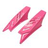 2Pcs Motorbike Bike Helmet Ears Universal Self-adhesive Plastic Helmet Decorative Accessories Motocross Racing Mohawk Horns