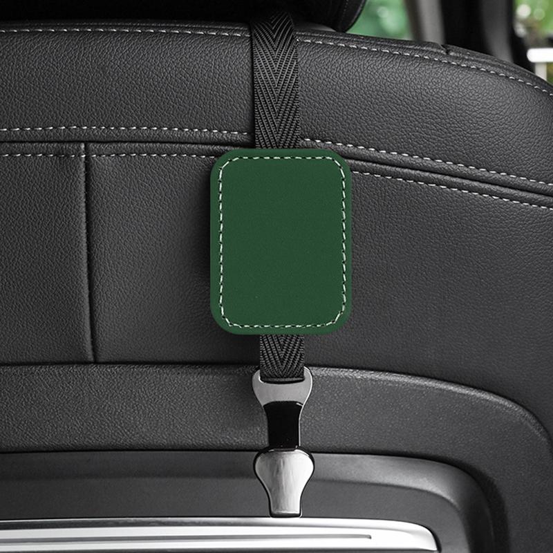 1/2Pcs Car Headrest Hooks Suede Seat Back Storage Hook Hanger for Bag Organizer Holder Clip Car Interior Decoration Accessories