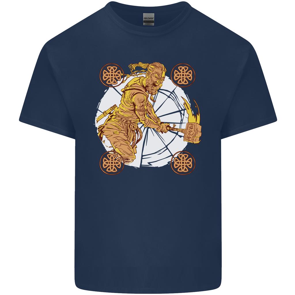 A Viking With a Hammer Thor Tribal Valhalla Unisexs Light Cotton TShirt