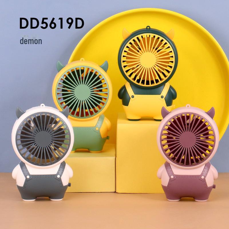USB Rechargeable Cartoon Snail Handheld Fan: A Fun Summer Gift for Kids and Students