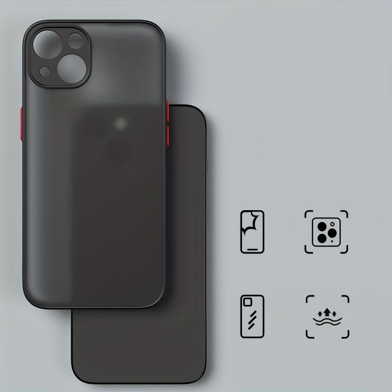 Luxury Matte Shockproof Phone Case For iPhone 11 12 13 14 15 Pro Max Plus Mini XR X XS IPhone 7/8/SE 3/2 (2022/2020 Edition) Full Lens Coverage Cases