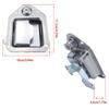 Truck Tool Box Latches Replacement Stainless Steel Toolbox Paddles Lock Handle with Key for Truck, Trailer