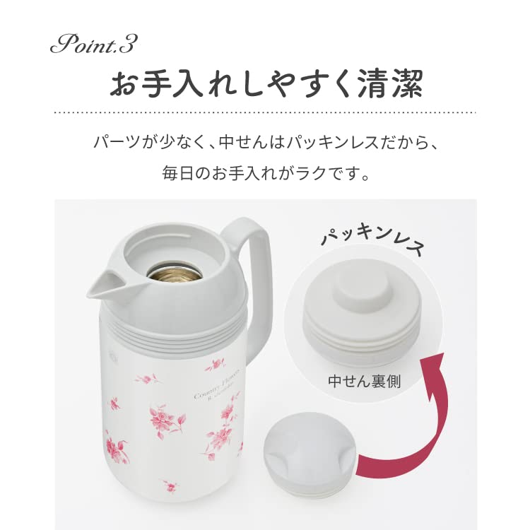 Peacock Termoska Průmysl Peacock Termoska Skleněná Stolní Konvice Termoska Bez Těsnění Praktická Konvice Udržení Tepla Není Potřeba Elektřina Magická Láhev Konvice