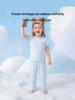 2022 Children's Eucalyptus Home Wear Set: Boys' & Girls' Short Sleeve Base Layer Pajamas