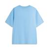 Li Ning Printed Cotton Round Neck Short Sleeve T-Shirt Men Tops Light-Sea-Blue AHSU535-4