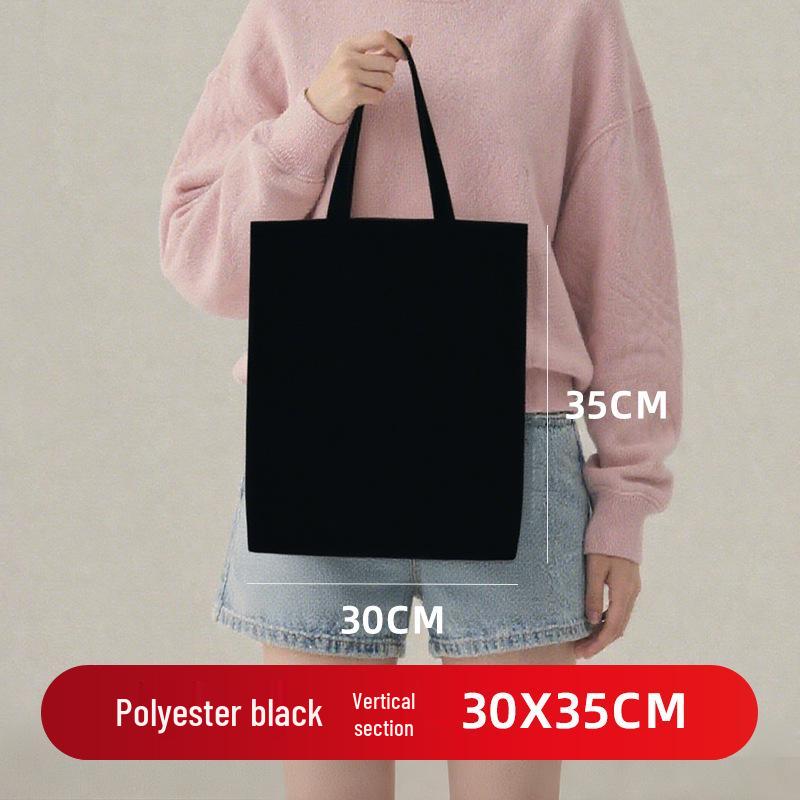 Custom Eco-friendly Cotton Canvas Shoulder Bag with Logo – DIY Blank Handbag