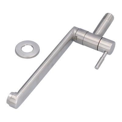 Grifo de Agua Extendido G1/2 Acero Inoxidable 304 Grifo de Agua Fría Única para Cocina Balcón Cubo de Fregona