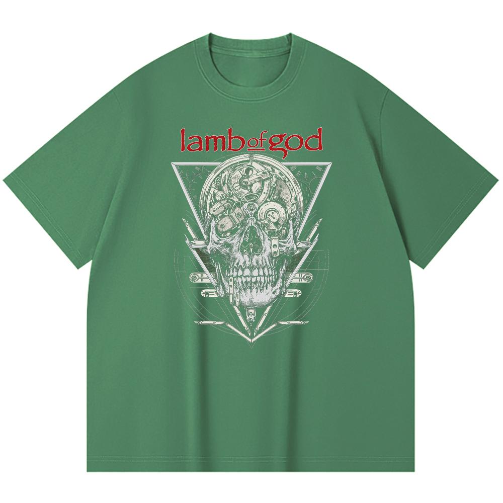 230 Gsm 100% Cotton Heavy Metal T-Shirt  Rock Band Popular Music Print Unisex Heavy Cotton T Shirt