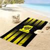 1ttihad Club Print Beach Towel, Large Soft Quick Dry Towel for Beach Camping Swimming