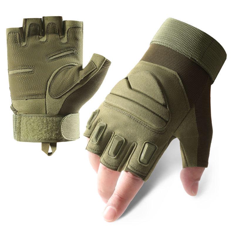Men's Z902 Outdoor Half-Finger Tactical Gloves for Cycling, Sports, and Military Training