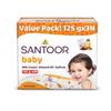 Santoor Baby Bathing Bar Soap With Milk Cream Saffron And Almond Oil Gentle Daily Skin Cleansing Formula For Infant Pack Of 3