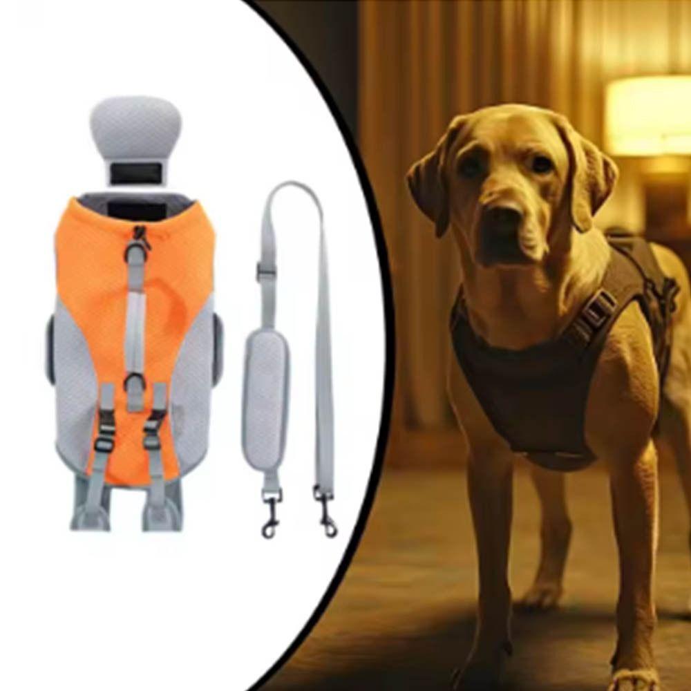 Breathable Pet Cooler Jacket Full Support Pet Outing Backpack Walking Dog