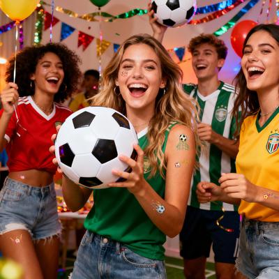 2026 New World Cup Tattoo Stickers for Event Fans, Sports, Football Games, Sports Events, Parties, and Gatherings