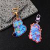 Kpop Demon Hunters Tiger Cute Cartoon Acrylic K-Pop Huntr-X Key Holder Bag Pendant Fans Friends Gifts