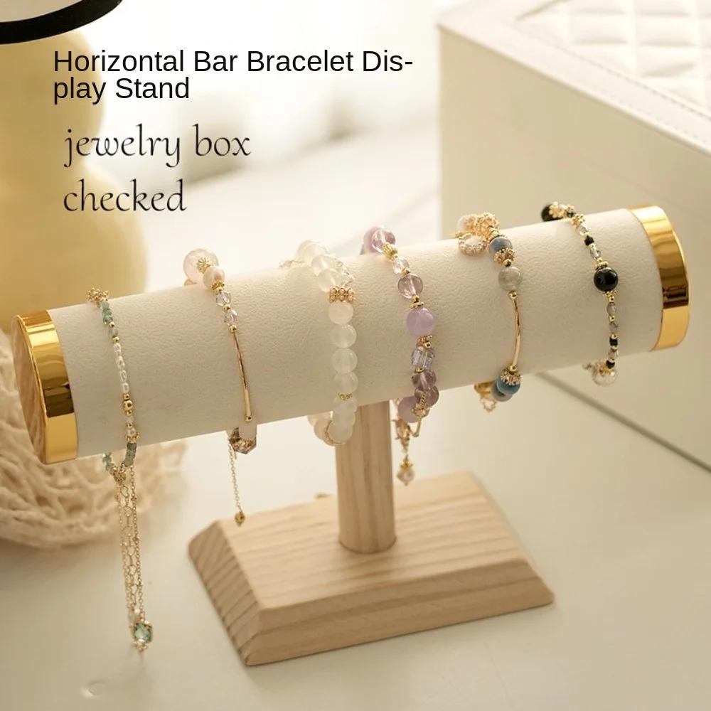 Nou T-bar brățară afișare stand femeie aur brățară organizator stand hairband ceas colier bijuterii lanț rack suport convenabil