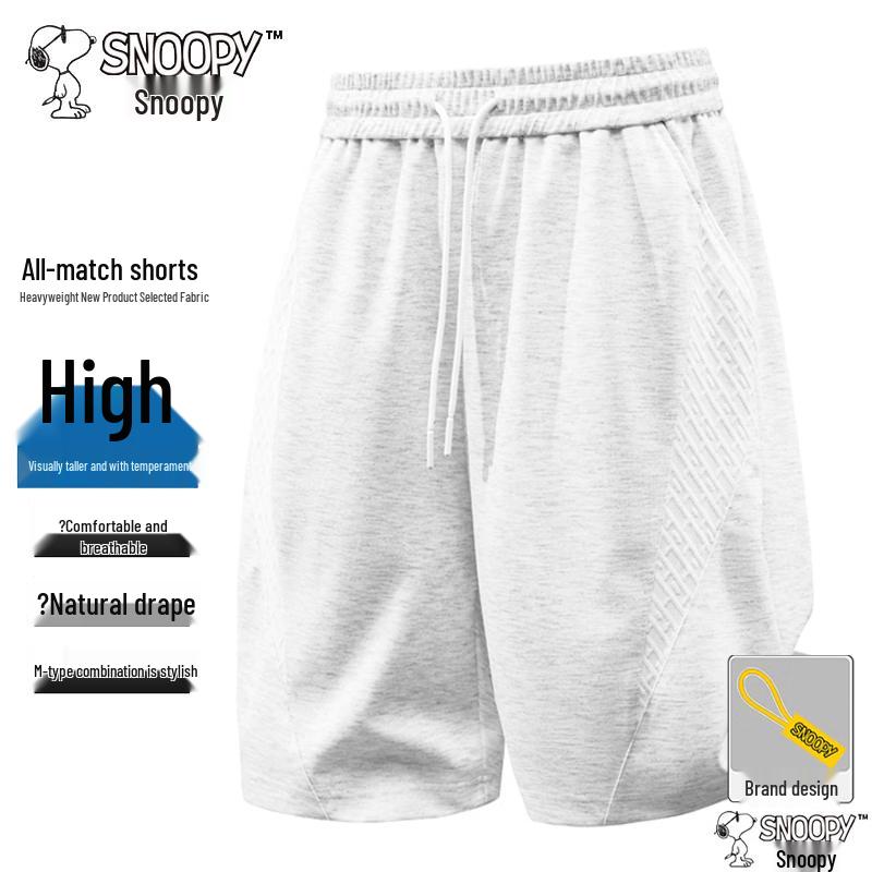 SNOOPY Men s Summer Ice Feel Casual Shorts 2XL