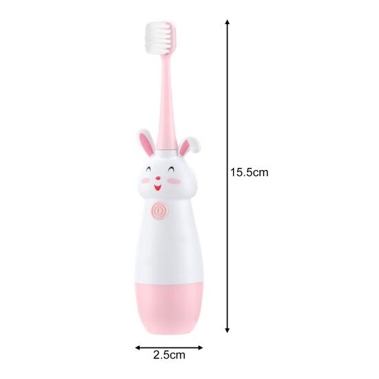 Zahnpflege Kreative elektrische Zahnbürste IPX5 wasserdicht wasserdicht Kaninchenform lustig
