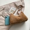Fashionable Plush Bag for Women Autumn and Winter New Plush Simple Shoulder Bag