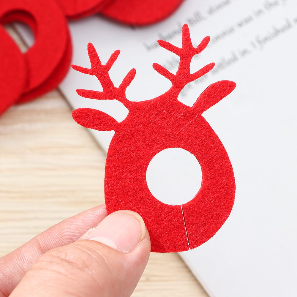 Moș Crăciun Decorare Cupă de Crăciun Inele Pandantive Pahar de Vin Inel Cupă de Crăciun Decor Masă