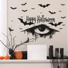 Halloween Horror Eye Bat Bedroom Living Room Background Decorative Wall Sticker