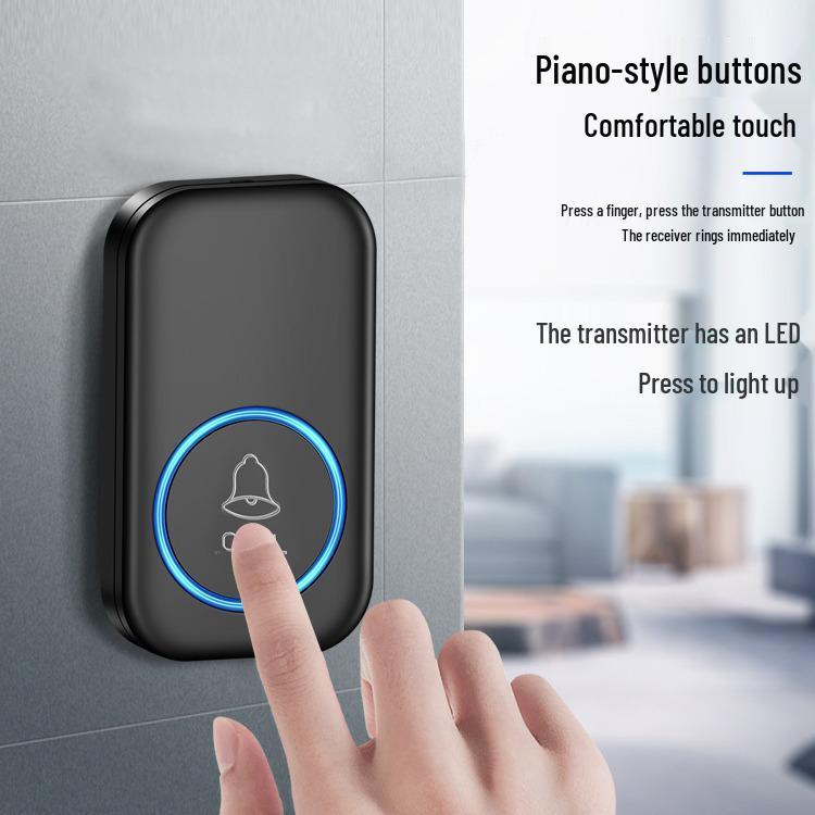 Smart Wireless Doorbell with Remote Control for Home and Elderly Use