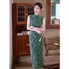 Summer 1011 new retro improved cheongsam women's new Chinese-style young Hong Kong style slim dress can be worn every day