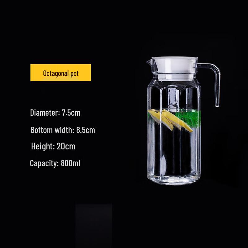 Lu Fenglai Octagonal PC Plastic Cold Water Pitcher