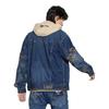 Lee FW22 Casual Denim Jas met Drakenpatroon Borduurwerk Herenjassen Donkerblauw LMT003647100318A01758