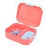 Pet Food Box Double Layer PP Toxic Free Prevent Leakage Carrying Dog Bento Box for Outdoor TravelPink