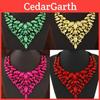 Fashion Geometric Alloy Pendant Necklace For Women With Gemstone Accents