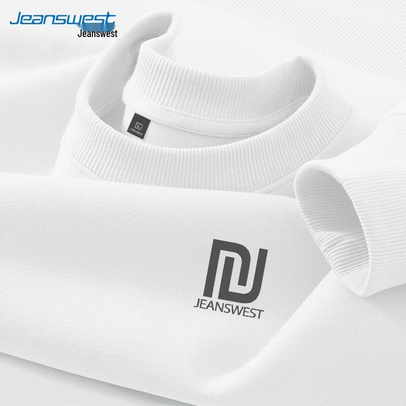 Jeanswest Men's Loose Fit Pullover Sweatshirt with JSWL Graphic