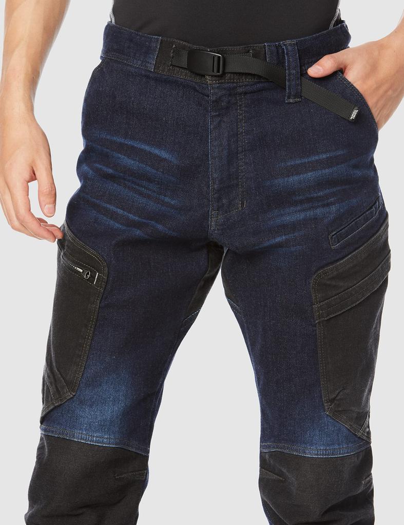 Toraichi Denim Cargo Jogger Work Brown X Size L Men's Pants, Color Black,