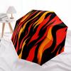 1pc Flame PatternAutomatic Open/close Umbrella, 8-Rib Sturdy Structure, Portable Travel Umbrella, Parties, Everyday Usec62