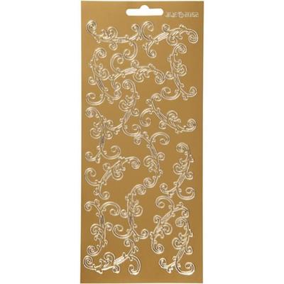 Stickers - Gold - Decorative Sheets - 1 Piece - Mixed - Adult