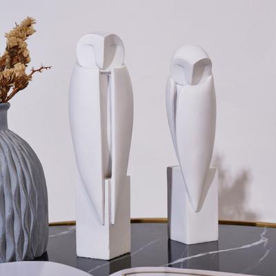Eule Statue Minimalistischen Eule Skulptur Tabletop Ornament Dekorative Eule Figuren für Wohnzimmer
