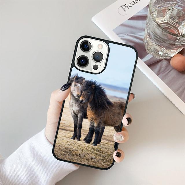 horses Running Phone Case Cover For iPhone 17 Air 15 16e 14 13 11 12 Pro Max Max Plus Back Coque shell