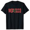 Funny Moroccan Flag Morocco Soccer T Shirts Cotton Streetwear Short Sleeve Birthday Gifts Mens Fashion Casual Loose T Shirt