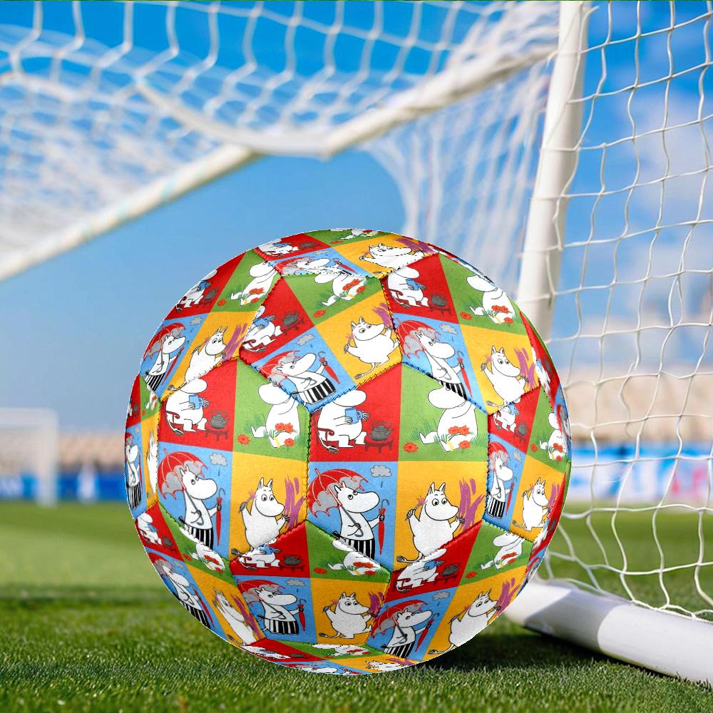 White Hippo Fishing Adventure Size 5 Soccer Balls, Anti-Slip, Protective Football, Outdoor Sport, Practice Games, Birthdays Gift Suitable for Fan