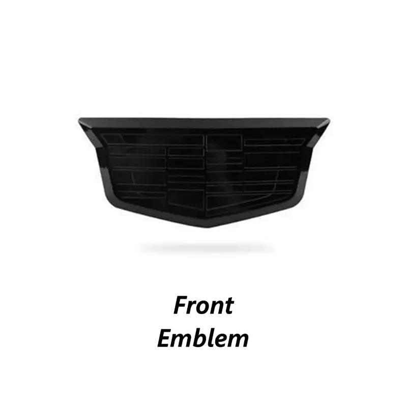 Cadillac XT6 Logo ABS 3D Car Front Grille Emblems Rear Trunk Logo Decals for Emblem Fender Badge Cover Stickers Auto Accessories