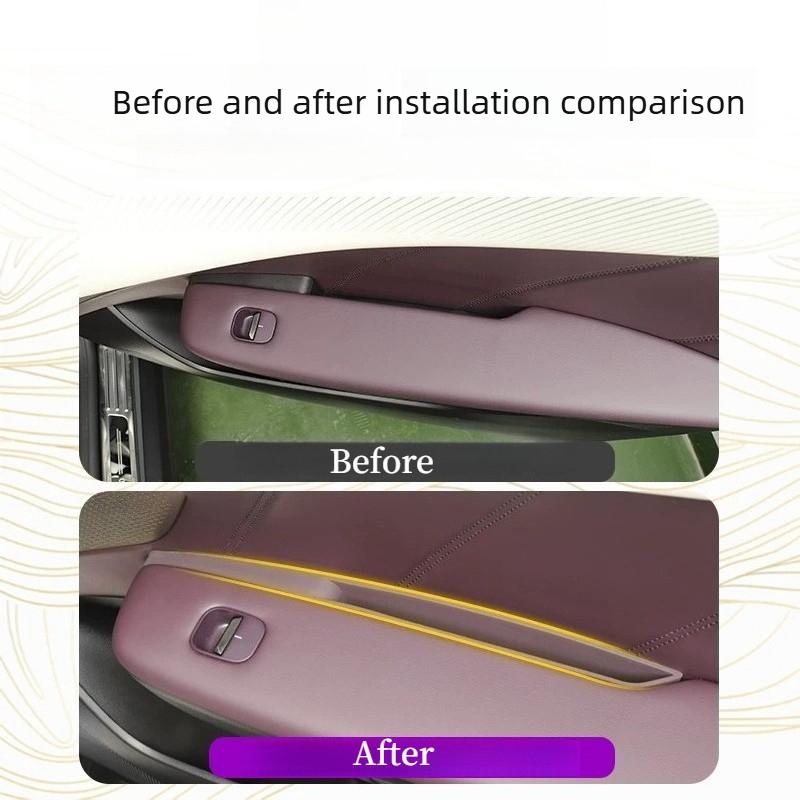 For Mazda CX-6e Door Gap Silicone Protective Cover Interior Upgrade Modification Accessories Easy To Clean