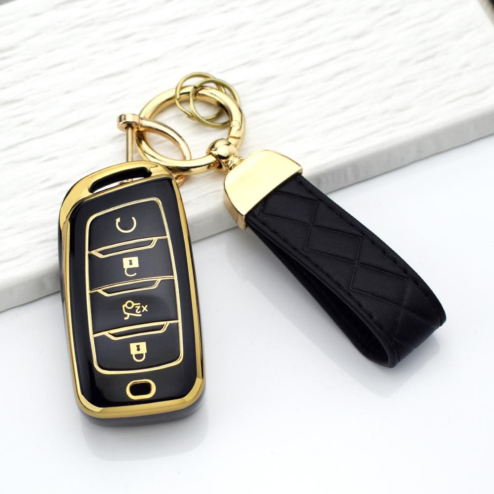 New TPU Car Key Case for Changan CS35 Plus CS85 CS85 Coupe CS25 CS95 Anti-Scratch Key Fob Protector Cover Keychain Accessories