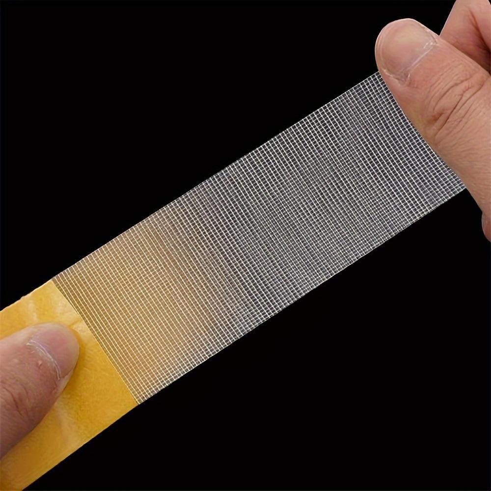 1PC Heavy-Duty Double-Sided Tape,=Super Strong Adhesive With Fiberglass Mesh For Walls & Glass, Waterproof Transparent Mounting Tape