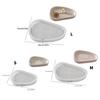 Multipurpose Large Oval Plate Shaped Silicone Tray Adds Warmth Portable for Home Gatherings And Coffee Shop Displays