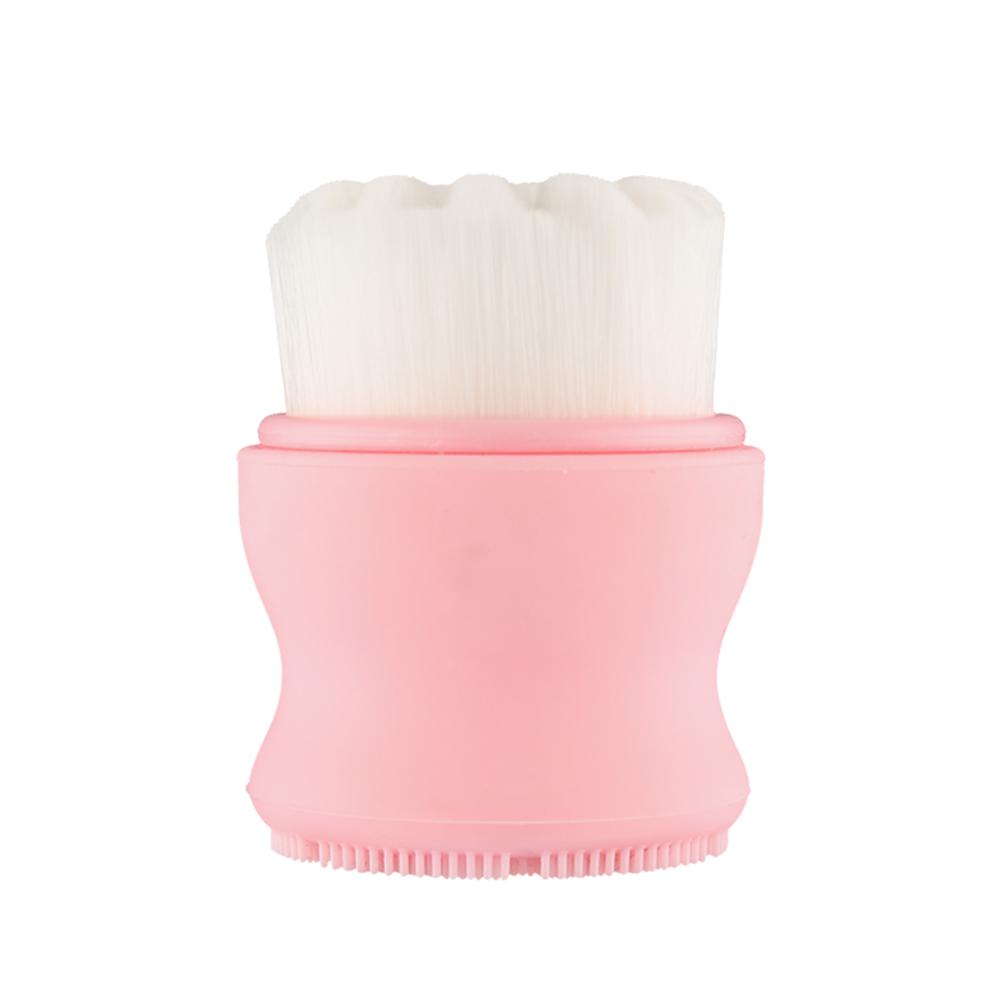 

1 шт. Силиконовые щетки для очищения лица, отшелушивающие поры, уход за кожей, очиститель для лица, массаж кожи, умывание, косметическая гелевая щетка