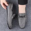 Fashion Leather Men Casual Shoes Slip On Luxury Brand 2024 Mens Loafers Outdoor Breathable Black Driving Shoes Big Size 48 49